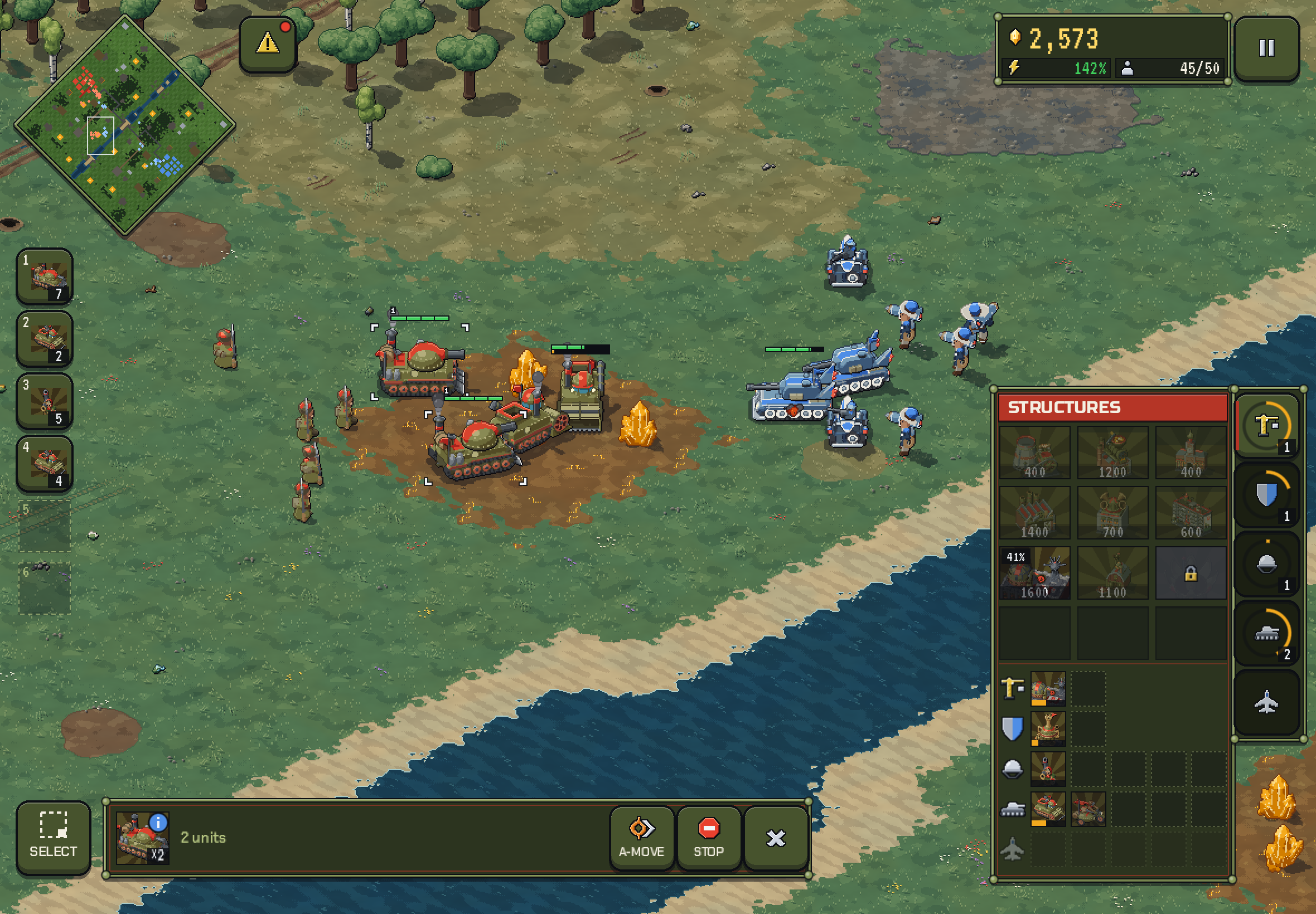 Raid Iron Union sur la Glorite sur iPad.