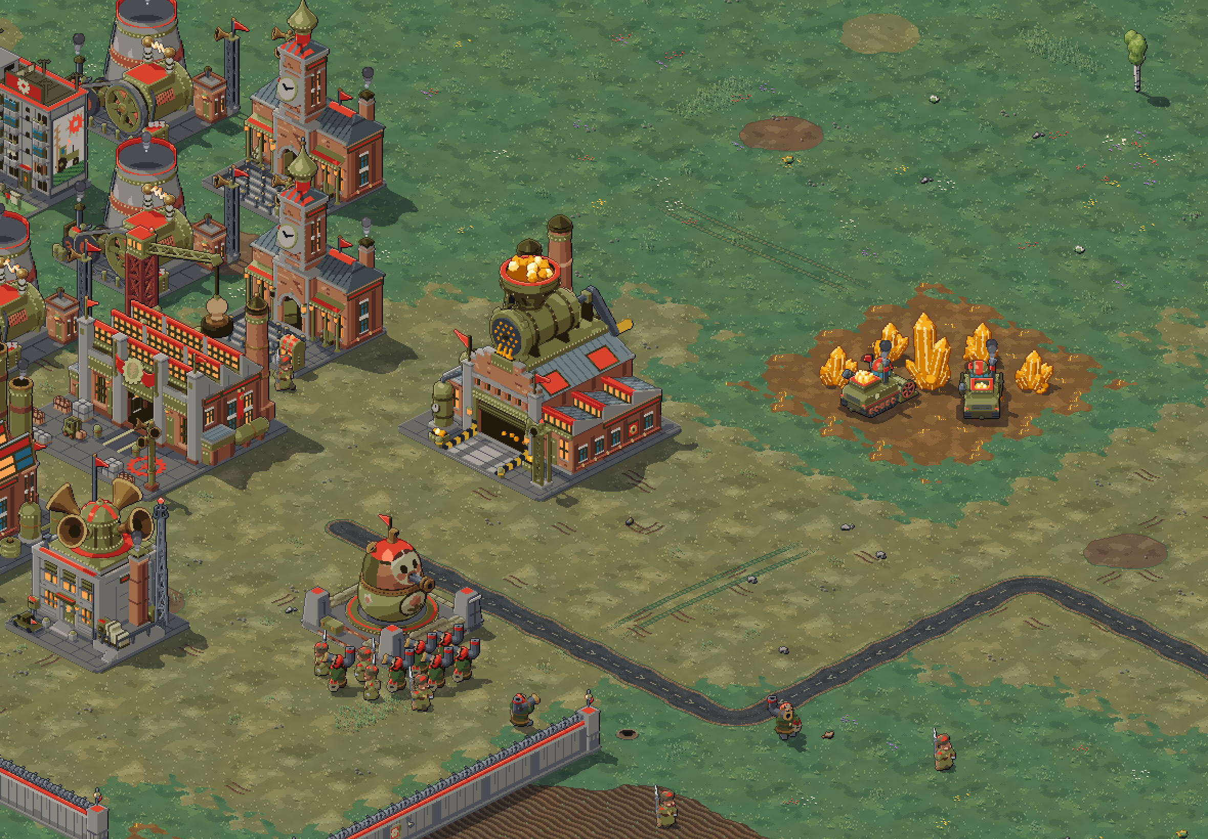 Base Iron Union, sans interface sur iPad.